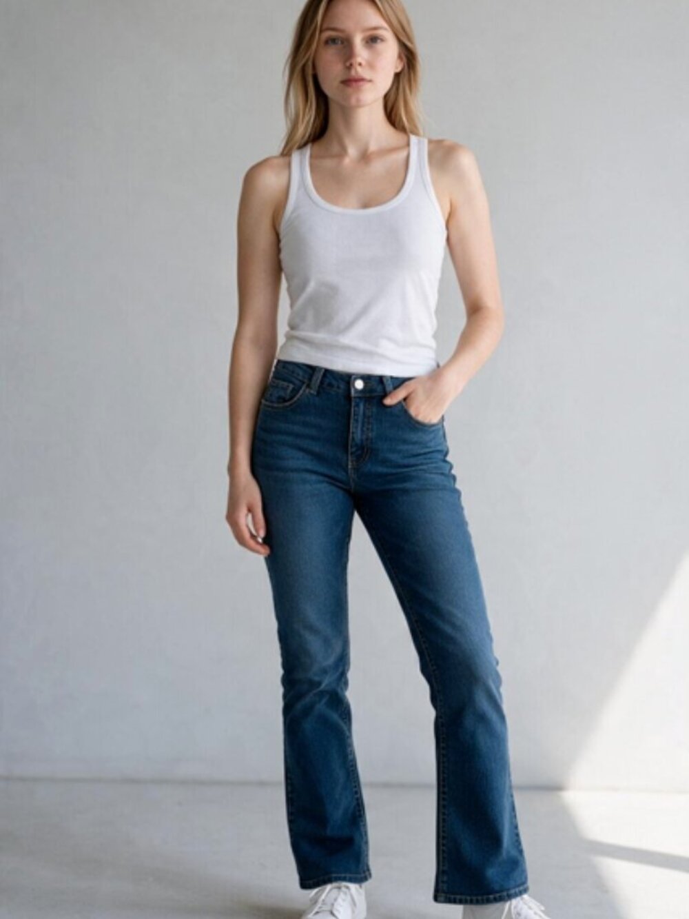 VTG Y2K GEORGIOU JEANS High Waist/Flare Leg
